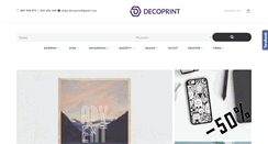 Desktop Screenshot of decoprint.pl