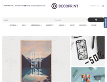 Tablet Screenshot of decoprint.pl